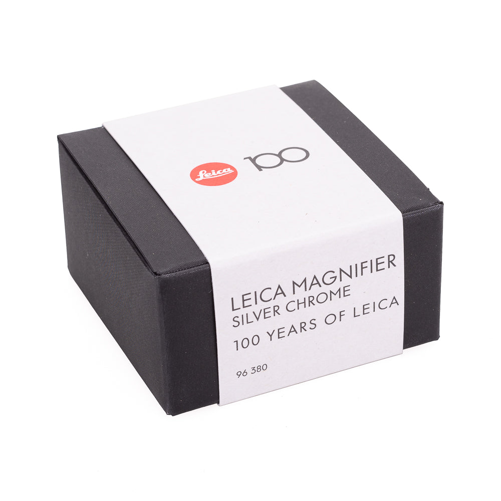 Lupa Leica, cromada plateada, 100 AÑOS DE LEICA