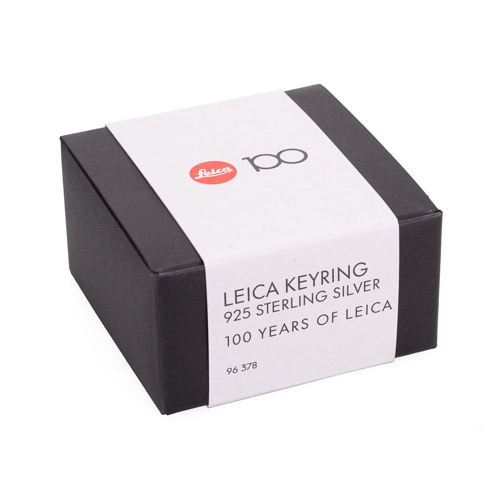Llavero Leica, plateado, 100 AÑOS DE LEICA