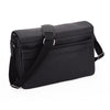 Used Oberwerth William Large Leather Camera/Business Bag (Black / Red Lining)