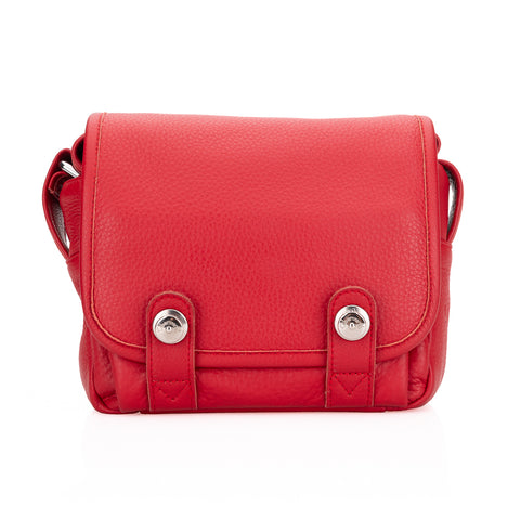 Used Oberwerth ‘Phil’ Leather Camera Bag (Fire Red)