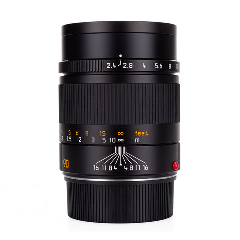 Used Leica Summarit-M 90mm f/2.4, black