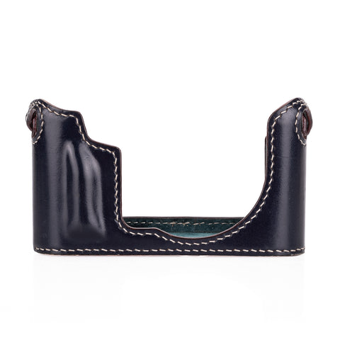 Used Arte di Mano Half Case for Leica CL with Battery Door - Bridle Navy