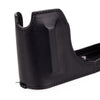 Used Oberwerth Half Case with Battery Hatch for Leica Q2  - Classic Line, Black with Black Stitching