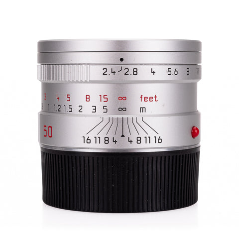 Used Leica Summarit-M 50mm f/2.4, silver