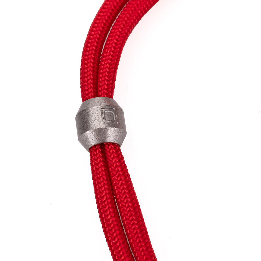 Correa de mano multifuncional de paracord Artisan & Artist (roja)