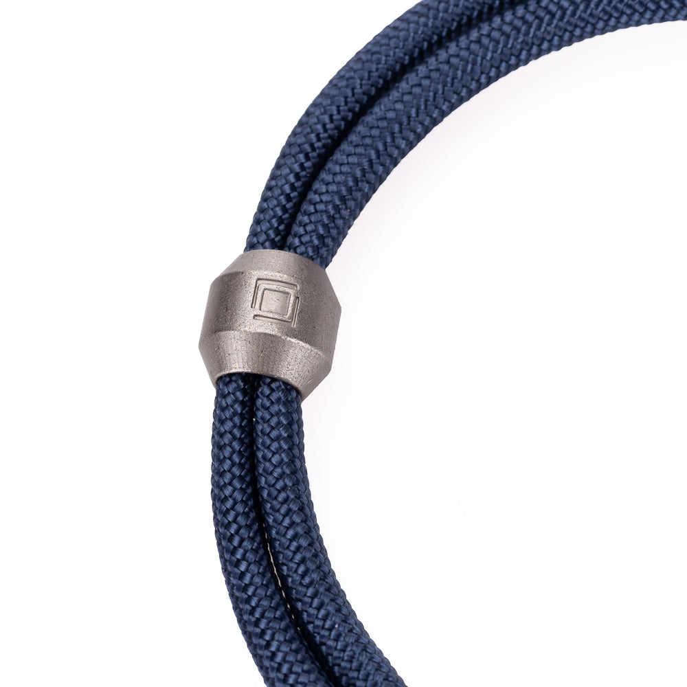 Correa de mano multifuncional de paracord Artisan & Artist (azul marino)