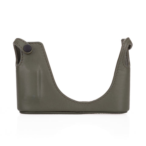 Artisan & Artist* Leather Half Case for Leica Q, Q2, Q3, or Q3 43 (Olive)
