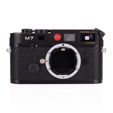 Used Leica M7 0.72, black chrome (MP Finder) - October 2023 Leica CLA
