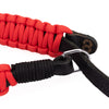 Used Leica Paracord Handstrap by Cooph, Black/Red, Key-Ring Style