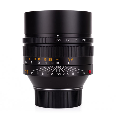 Used Leica Noctilux-M 50mm f/0.95 ASPH, black - UVa Filter - Recent Leica CLA