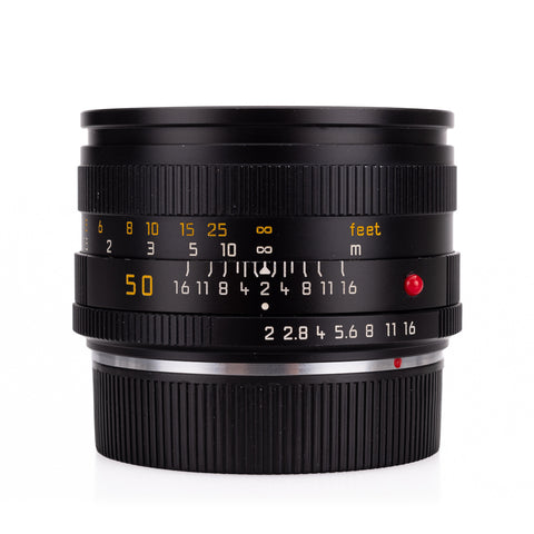 Used Leica Summicron-R 50mm f/2 V2 ROM (2001) - UVa Filter - Recent DAG CLA