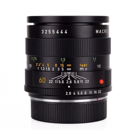 Used Leica Macro-Elmarit-R 60mm f/2.8 V2 E55 3-CAM (1983) - Recent DAG CLA
