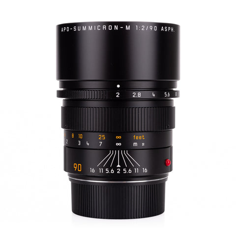 Used Leica APO-Summicron-M 90mm f/2 ASPH, black - 6-Bit - UVa Filter