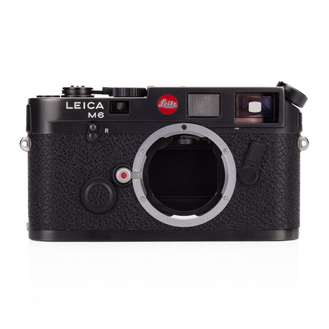 Used Leica 'Leitz' M6 0.72, black chrome (Wetzlar, 1985) with MP Finder - Recent Leica CLA