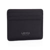 Leica Cardholder horizontal, leather, black