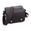Used Oberwerth Louis M11 Visoflex Leather Camera Bag, Black with Red Stitching