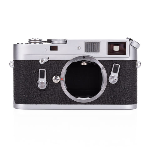 Used Leica M4, silver chrome (1967) with Meter MR & Ever Ready Case - Recent DAG CLA