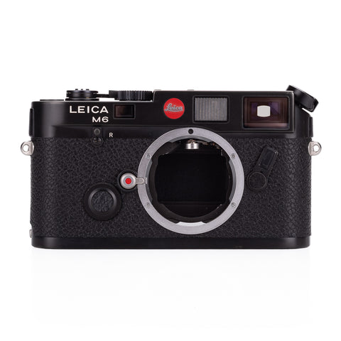Used Leica M6 0.72, black chrome (1990) with Grip - Recent Leica & DAG CLA with Flare-Free Finder