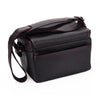 Used Oberwerth Louis M11 Visoflex Leather Camera Bag, Black with Red Stitching