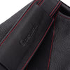 Used Oberwerth Louis M11 Visoflex Leather Camera Bag, Black with Red Stitching