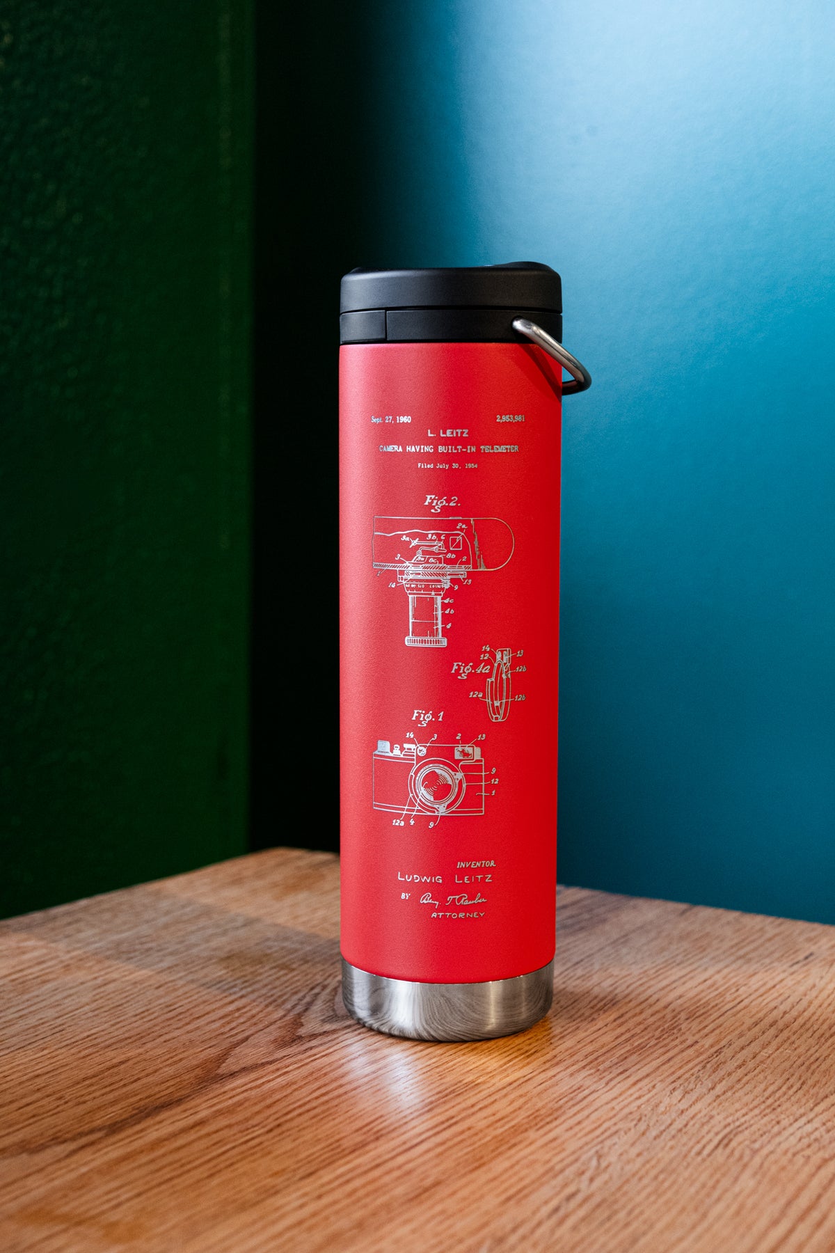 Dibujos Leitz de 1954 - Termo aislante de 20 oz, rojo