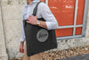 Leica Shopping Bag, washed canvas, black