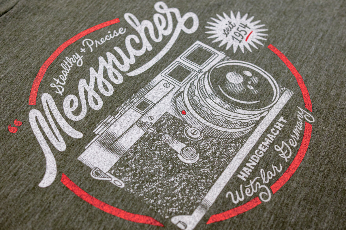 Camiseta Red Dot Wear Vintage M3, verde oliva jaspeado