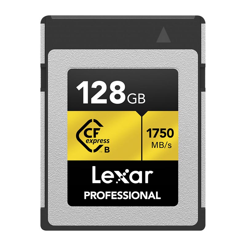 Tarjeta Lexar Professional CFexpress Tipo B de 128 GB, serie Gold
