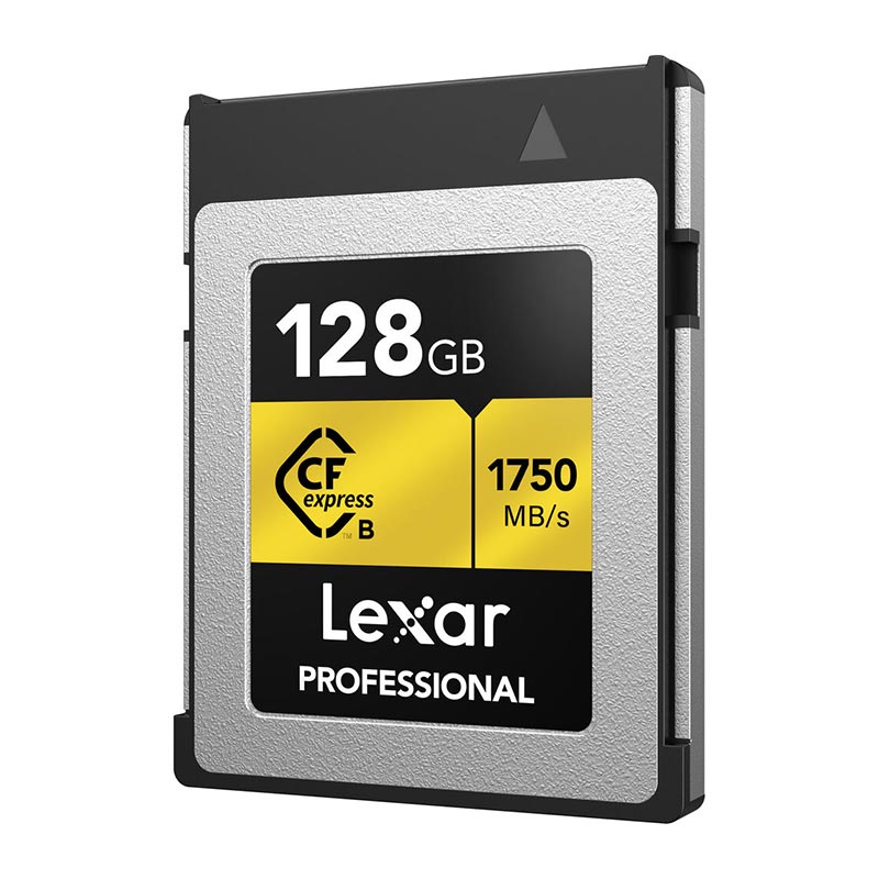 Tarjeta Lexar Professional CFexpress Tipo B de 128 GB, serie Gold