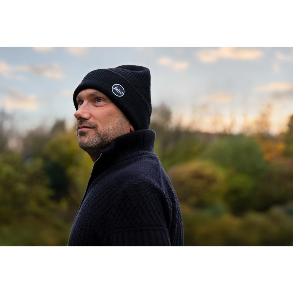 Gorro de punto Leica, negro