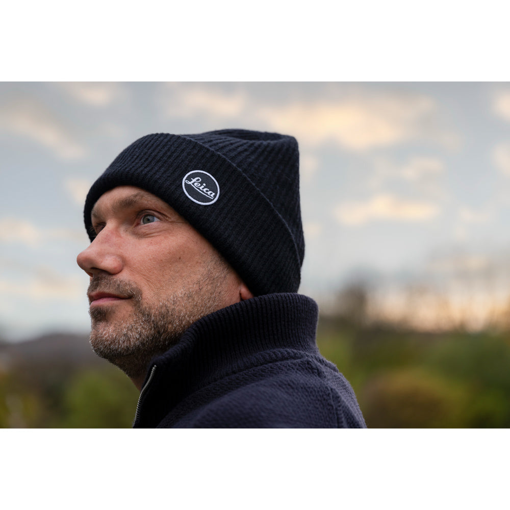 Gorro de punto Leica, negro