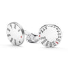 Leica Cufflinks 'Dials', 925 Sterling Silver