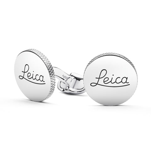 Leica Cufflinks 'Logo', 925 Sterling Silver