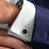 Leica Cufflinks 'Camera Lens', 925 Sterling Silver