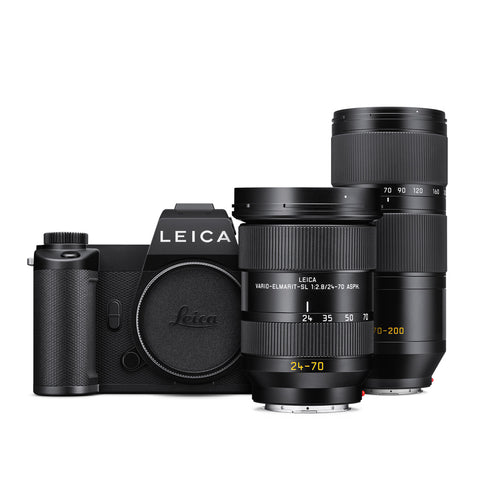 Leica SL3-P Kit with Vario-Elmarit-SL 24-70mm and Vario-Elmarit-SL 70-200mm