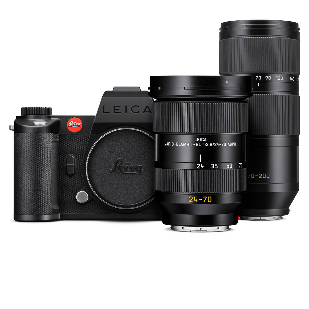 Kit Leica SL3-S con Vario-Elmarit-SL 24-70mm f/2.8 ASPH y Vario-Elmarit-SL 70-200mm f/2.8 ASPH