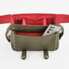 Oberwerth M Camera Bag, Edward, Reporter Green with Red Lining