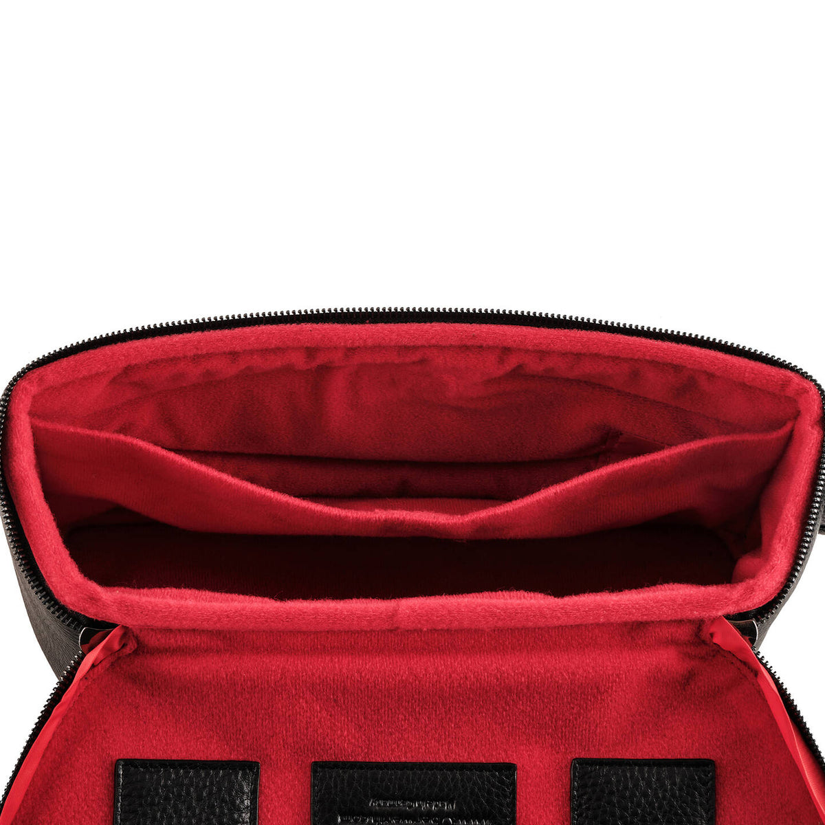 Bolso de hombro Oberwerth Pure - Negro con forro rojo