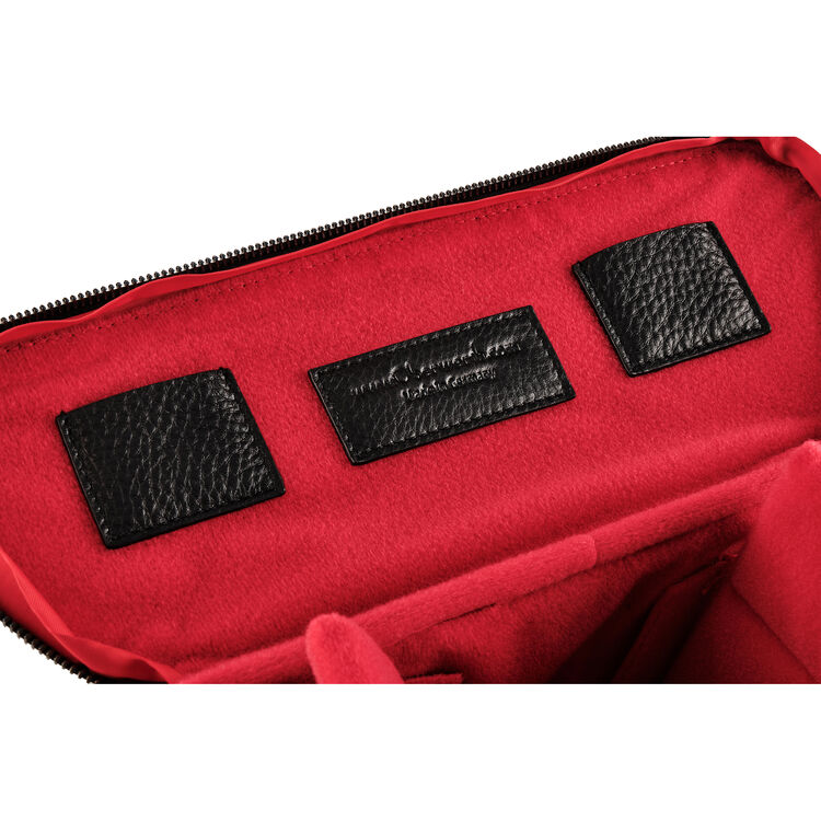 Bolso de hombro Oberwerth Pure - Negro con forro rojo