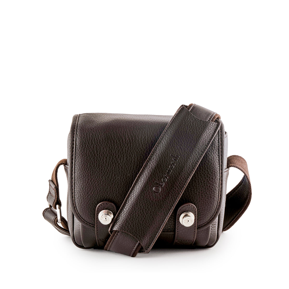 Bolso para cámara de cuero Oberwerth ‘Phil’ - Marrón oscuro