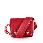 Bolso para cámara de cuero Oberwerth ‘Phil’ - Rojo fuego