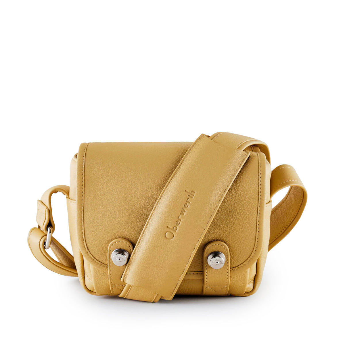 Bolso para cámara de cuero Oberwerth ‘Phil’ - Jengibre