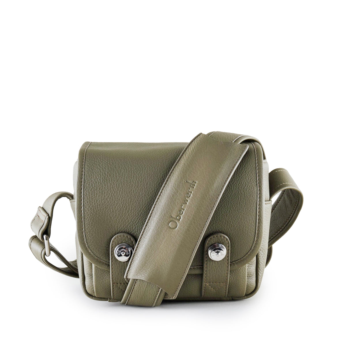 Bolso para cámara de cuero Oberwerth ‘Phil’ - Kiwi