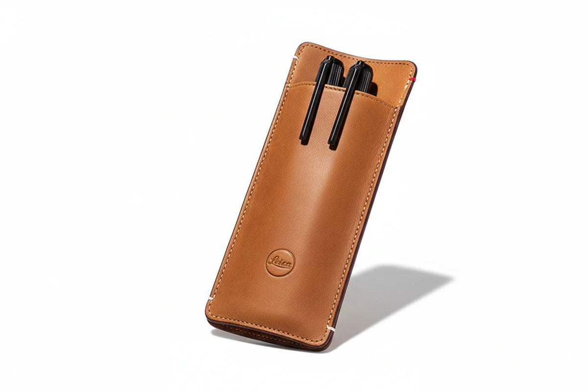 Estuche de cuero Leica para 3 bolígrafos 'Open Box'