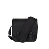 Oberwerth The Q Leather Photo Bag - Black with Red Lining