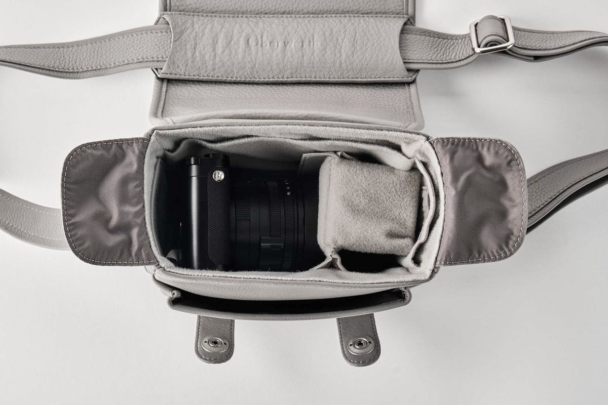 Bolso para cámara de cuero Oberwerth ‘Phil’ - Titan