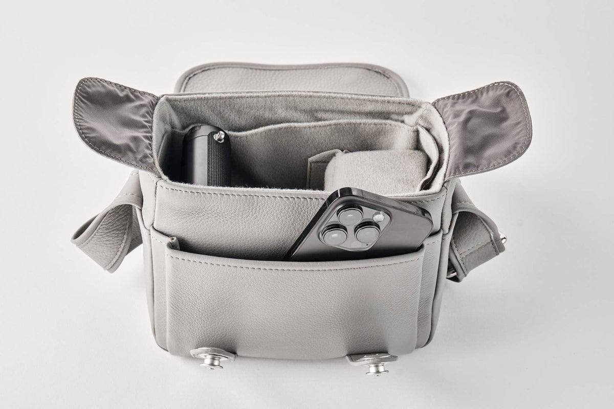 Bolso para cámara de cuero Oberwerth ‘Phil’ - Titan