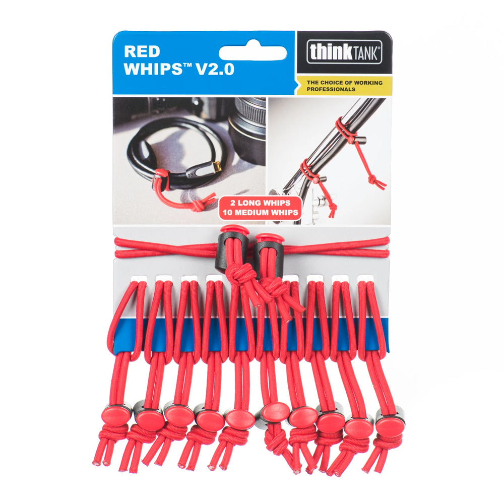 Bridas de cable Red Whips V2.0 de Think Tank Photo