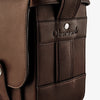 Oberwerth Signature Line Camera Bag (Large), Dark Brown with Red Lining