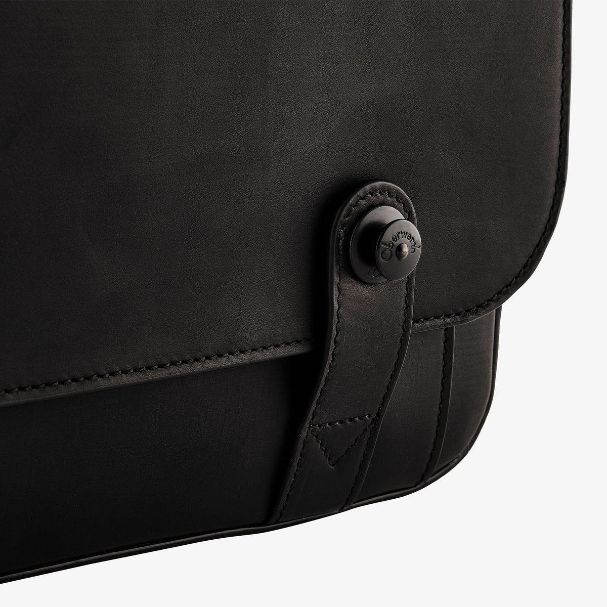 Bolso para cámara Oberwerth Signature Line (grande), negro con forro rojo